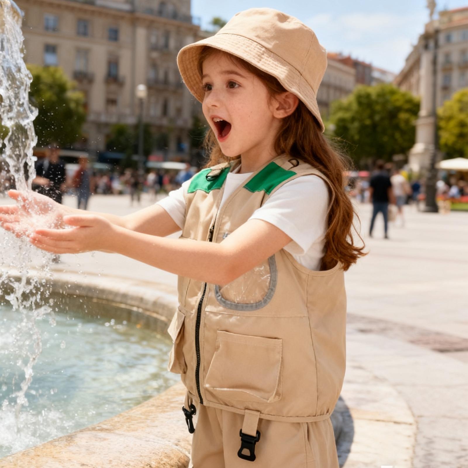 Kids Explorer hat and vest Cos - Outdoor Adventure Outfit recensione e prezzo