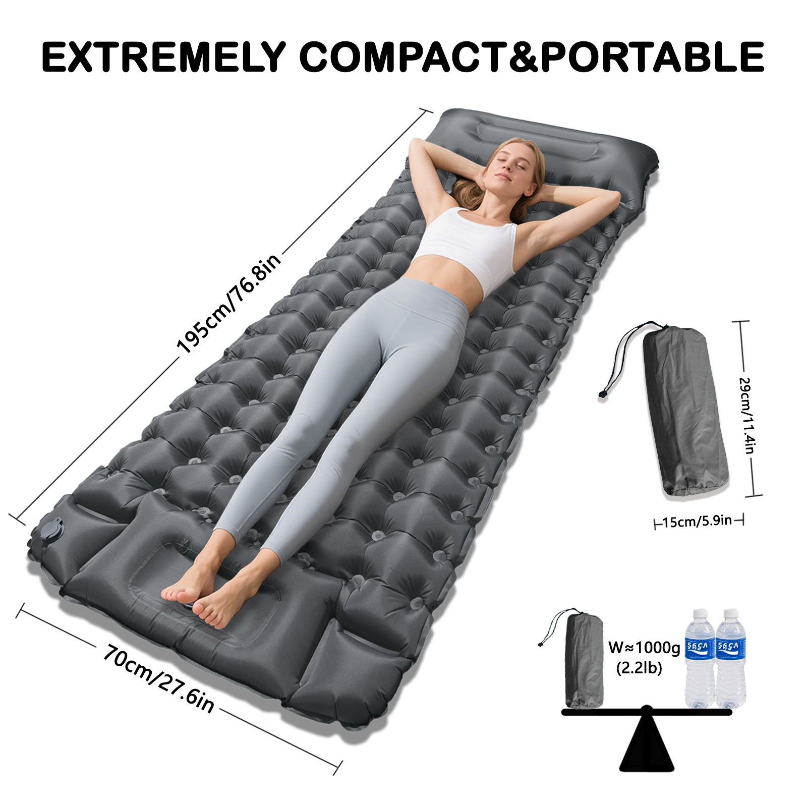 Cozy 10cm Thick Inflatable Mat - Outdoor Adventure Ideas recensione e prezzo