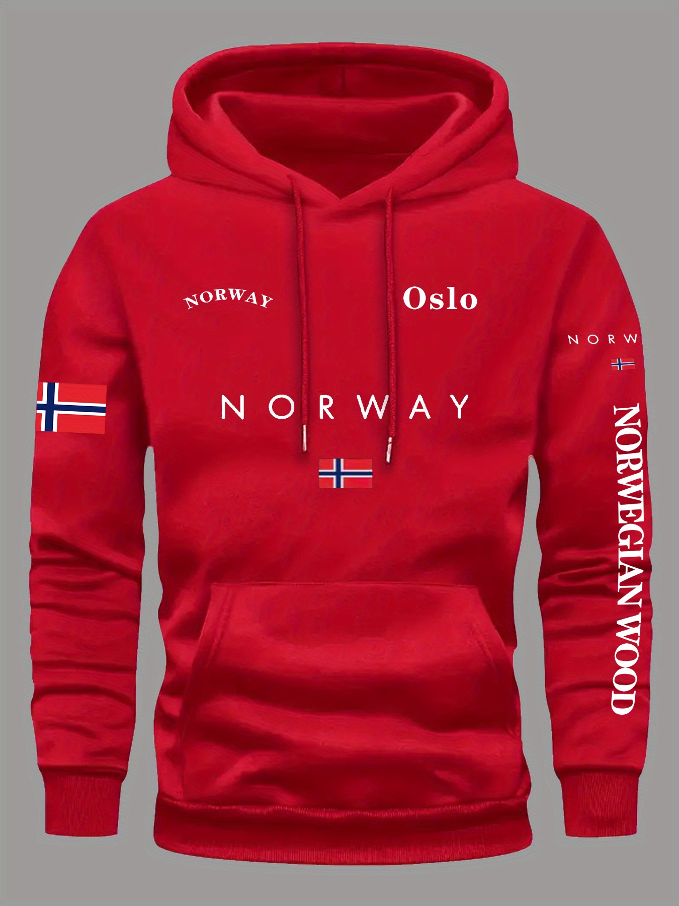 NORWAY Flag Hoodies Men Women  - Outdoor Adventure Outfit recensione e prezzo