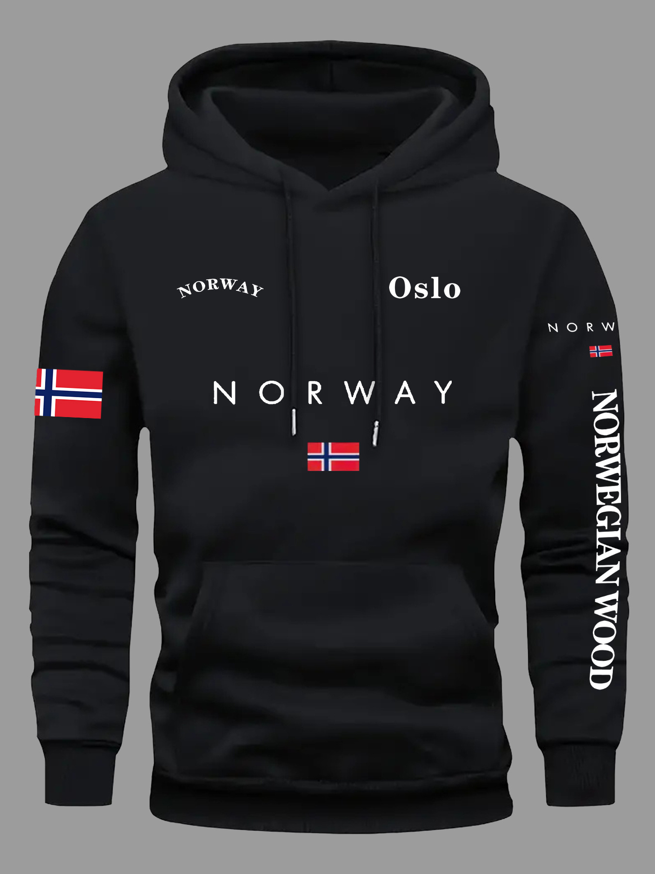 NORWAY Flag Hoodies Men Women  - Outdoor Adventure Outfit recensione e prezzo