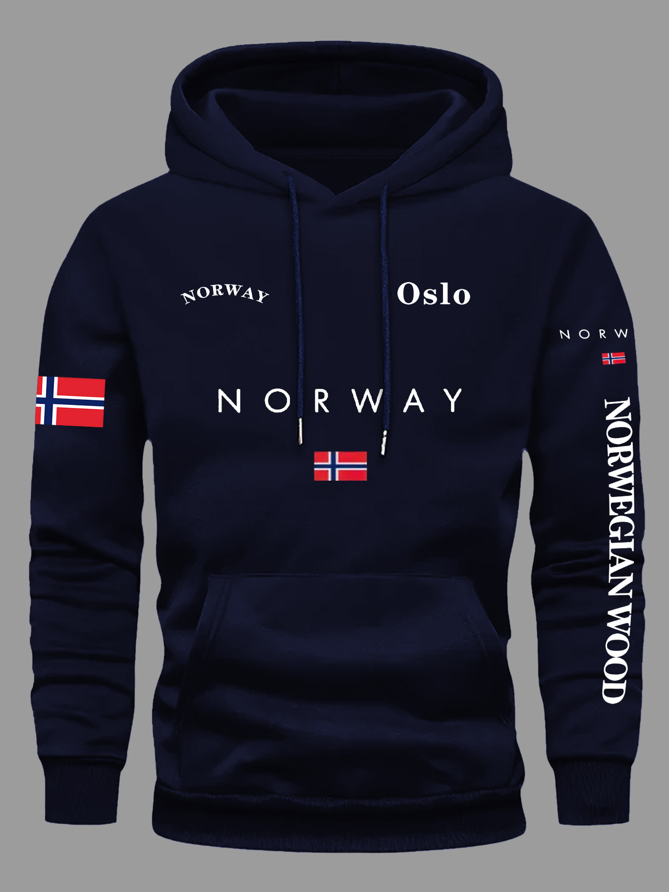 NORWAY Flag Hoodies Men Women  - Outdoor Adventure Outfit recensione e prezzo