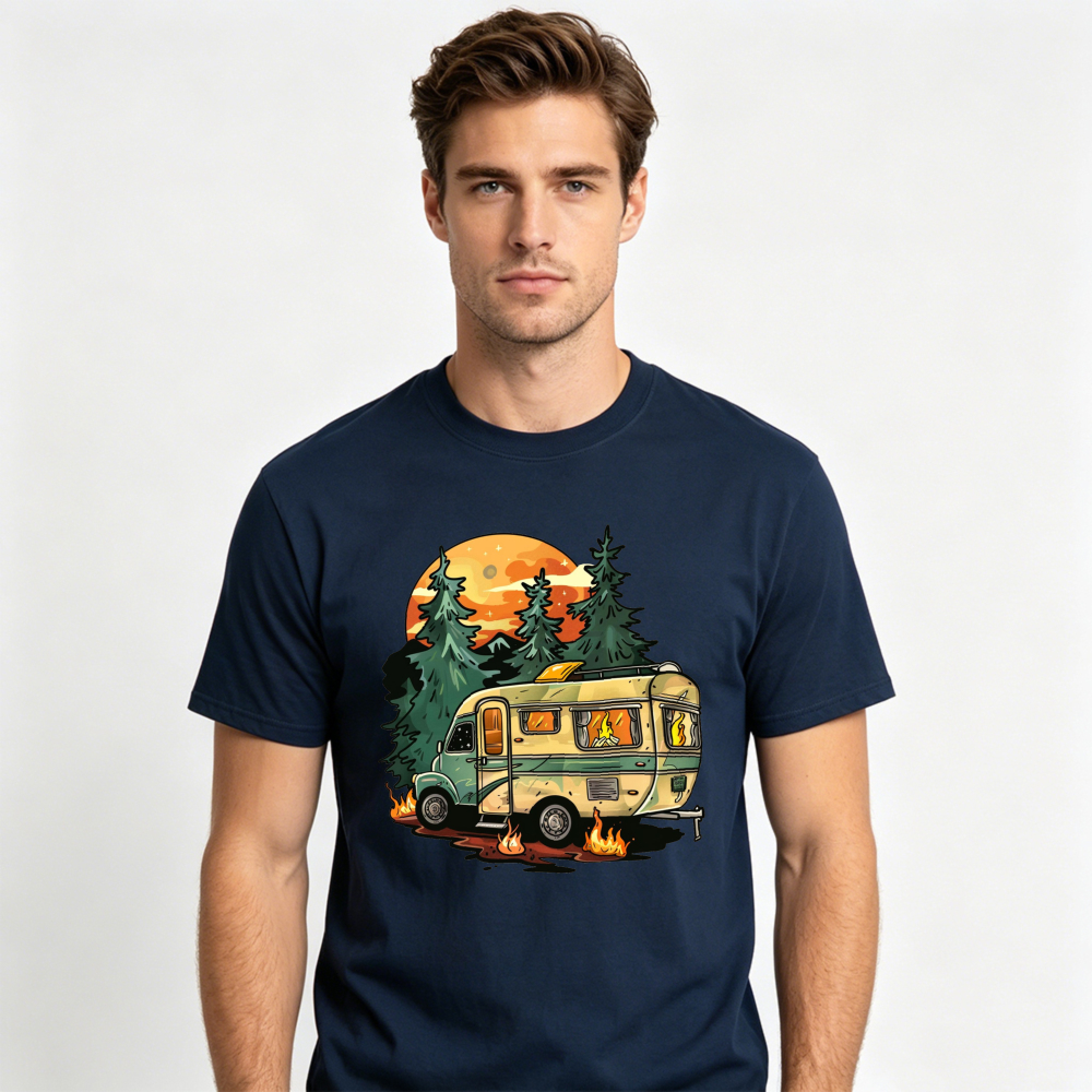 Men T-Shirt Summer Outdoor Cam - Outdoor Adventure Ideas recensione e prezzo