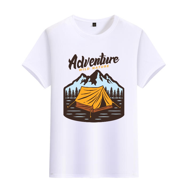 Men's Black Round-Neck Short-S - Outdoor Adventure Outfit recensione e prezzo