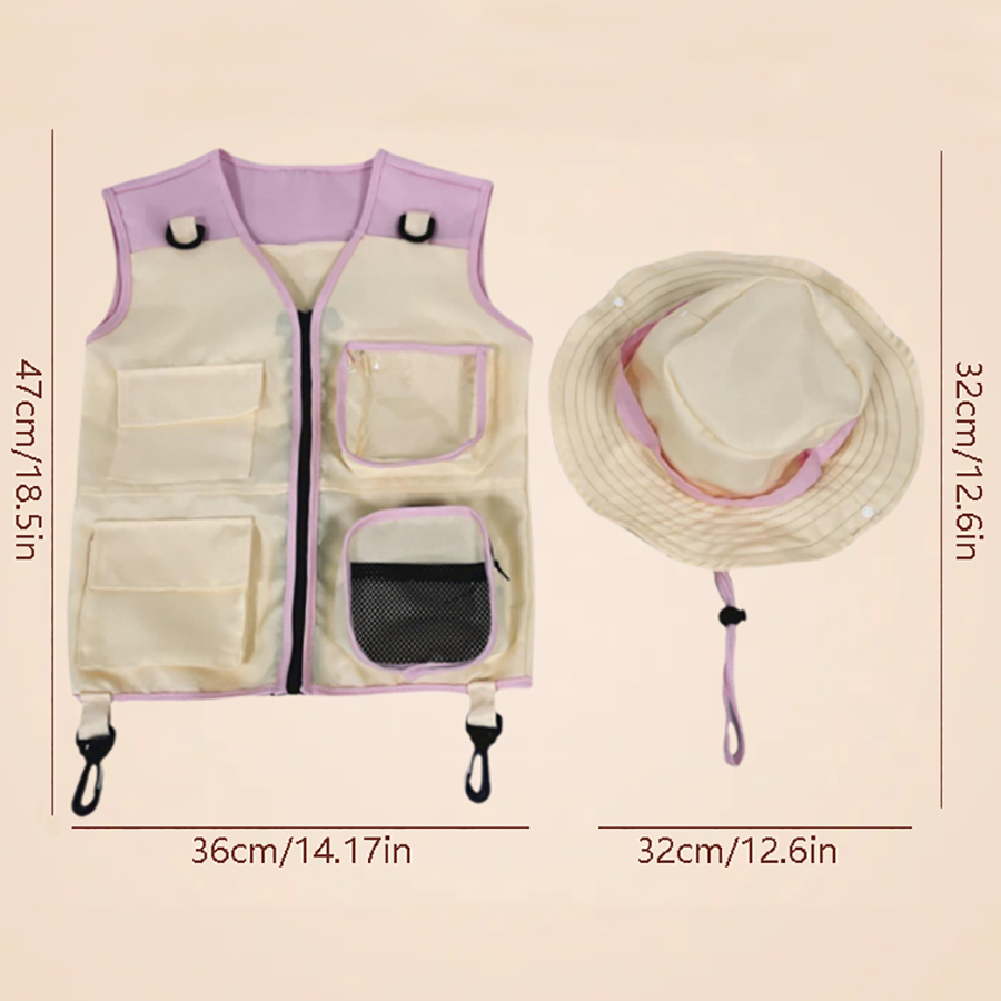 Children Explorer Vest Hat Sui - Outdoor Adventure Outfit recensione e prezzo