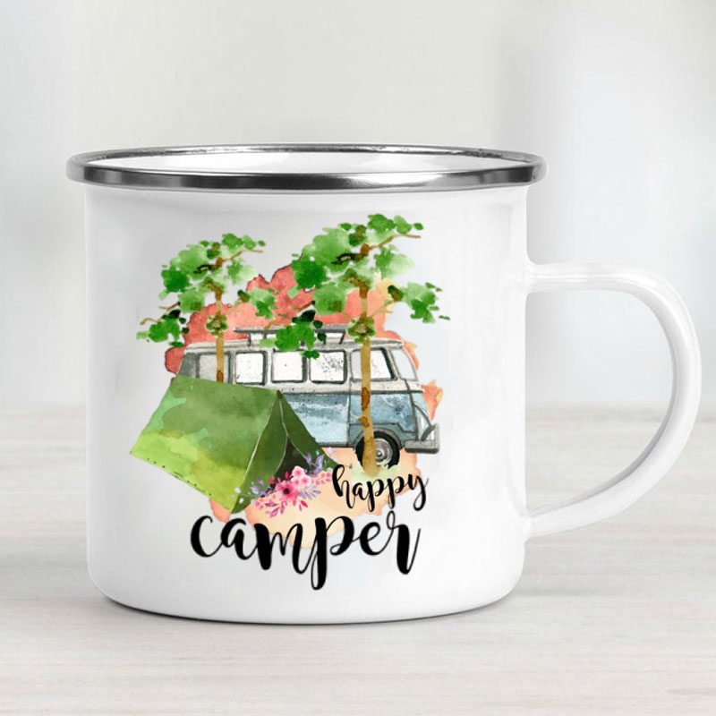 Camping Car Enamel Mug Adventu - Outdoor Adventure Ideas recensione e prezzo