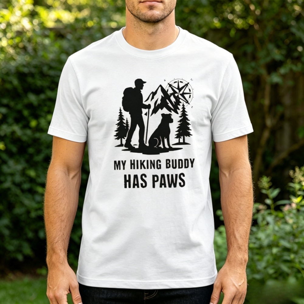 Hiking Men TShirt Dog Lover Ou - Outdoor Adventure Ideas recensione e prezzo