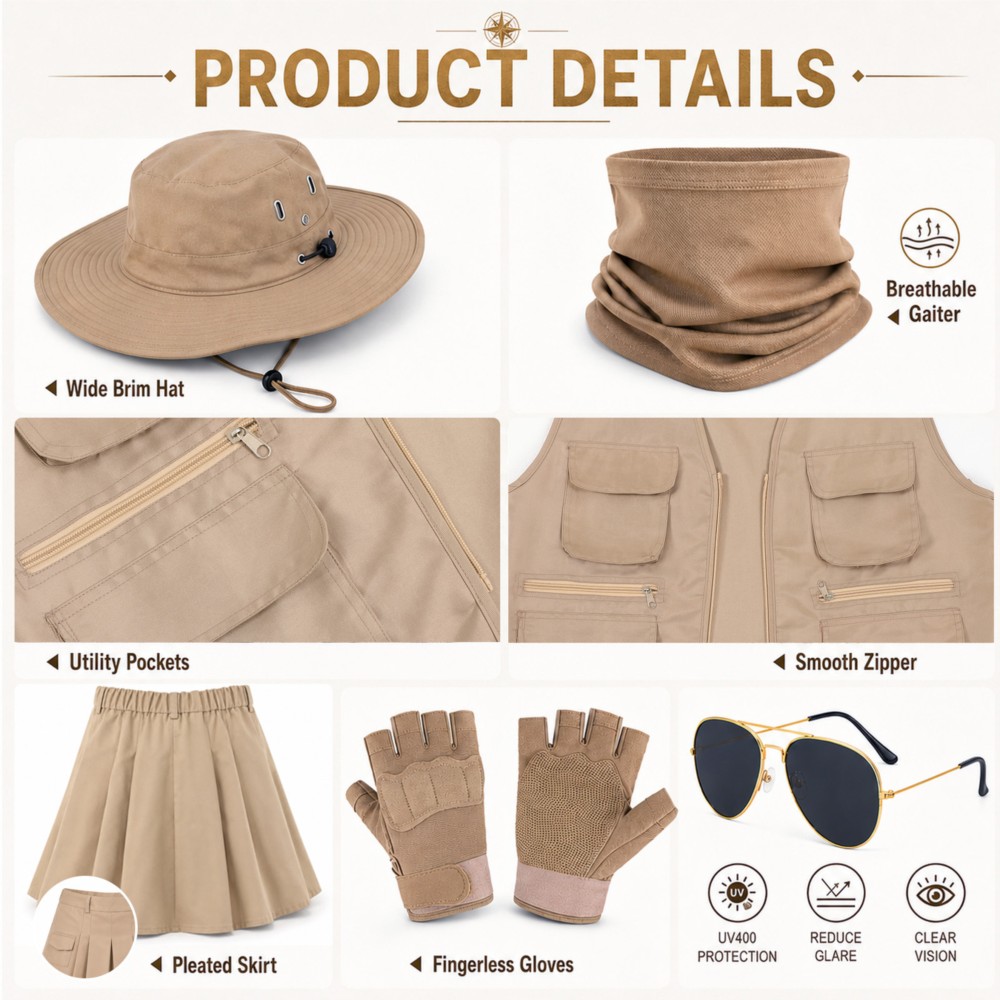 Outdoor Explorer Clothing Hat  - Outdoor Adventure Outfit recensione e prezzo