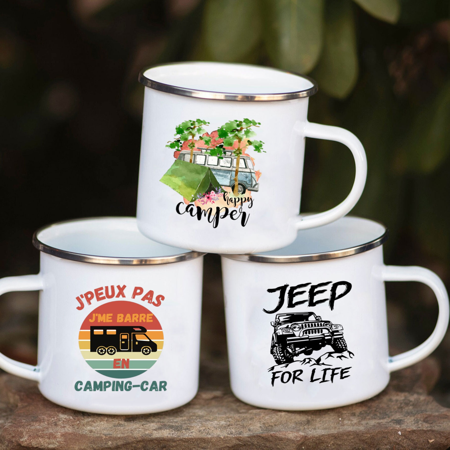 Camping Car Enamel Mug Adventu - Outdoor Adventure Ideas recensione e prezzo
