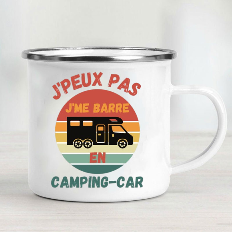 Camping Car Enamel Mug Adventu - Outdoor Adventure Ideas recensione e prezzo