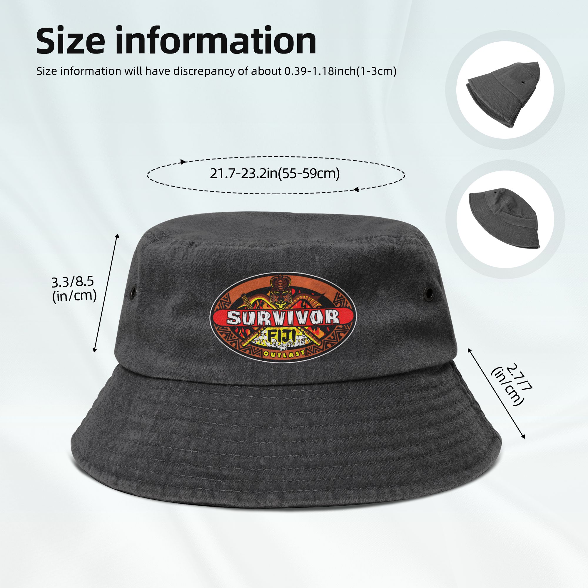 Unisex Distressed Denim Bucket - Outdoor Adventure Ideas recensione e prezzo